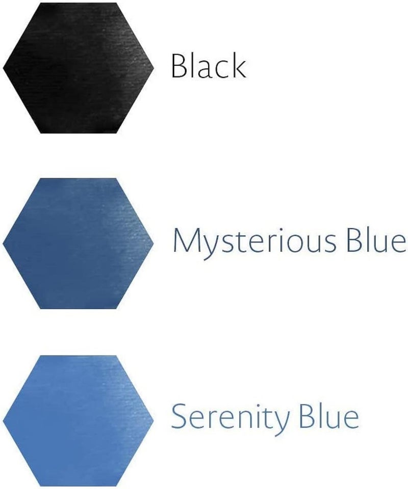 Waterman Serenity Blue Fountain Pen Ink Cartridges - 8 Count - Image 4